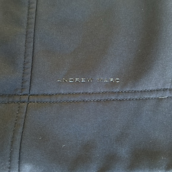 Andrew Marc Black Water Repellent Detachable Hood Men’s XL Jacket - Picture 2 of 7